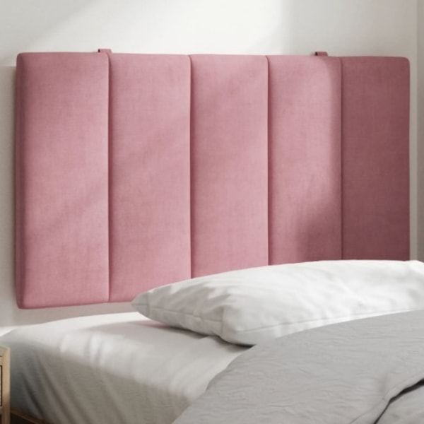 Dyna till huvudgavel rosa 90 cm sammet