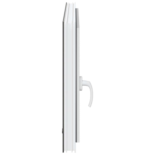 Källarfönster RISOR Antracit 80 x 70 cm PVC och glas