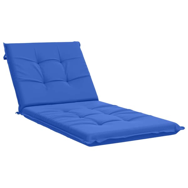 Solstol Kudde GEMERT 100% Polyester Kungsblå 190 x 80 x 9 cm