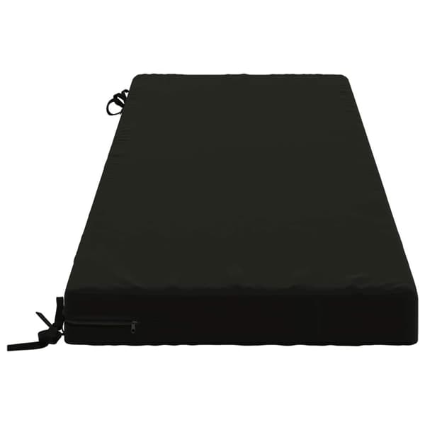 Bänk kudde SOEST 100% Polyester Svart 140 x 50 x 8 cm