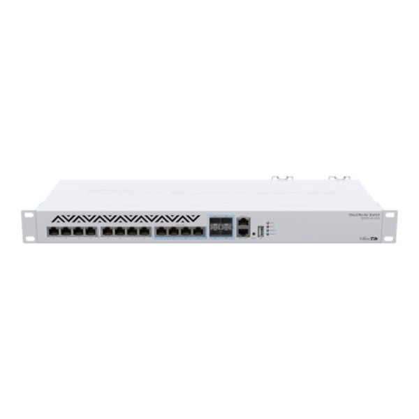 MikroTik Cloud Router Switch CRS312-4C+8XG-RM - switch - 12 portar - Administrerad - rackmonterbar