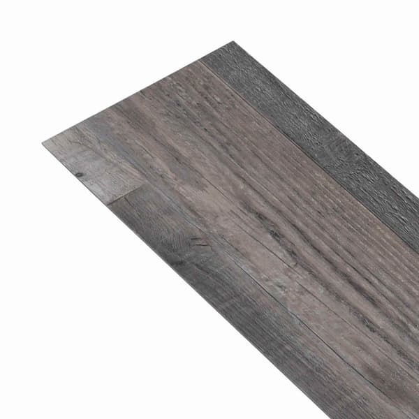 Golvplankor 18 pcs Grå 5,26 m² PVC