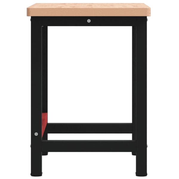 Arbetsbänk 100x60x83 cm massiv bok rektangulär