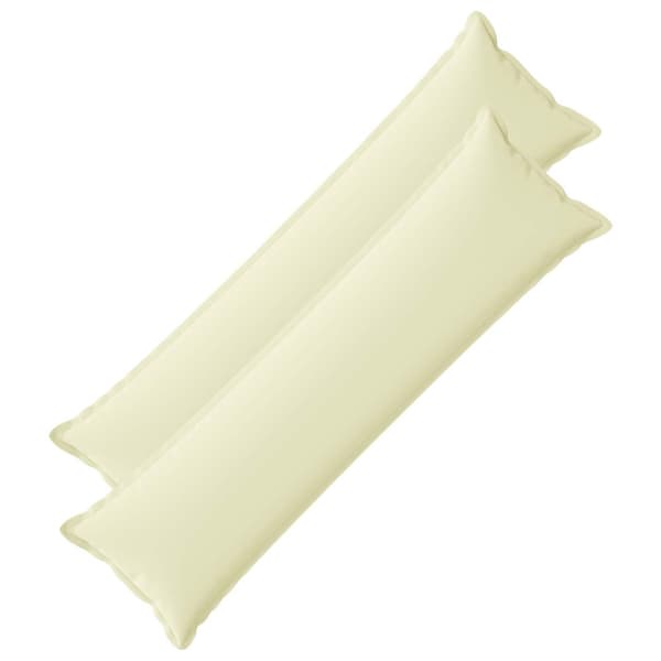Kudde med kudde HOUTEN 2 st Gräddvit Polyester