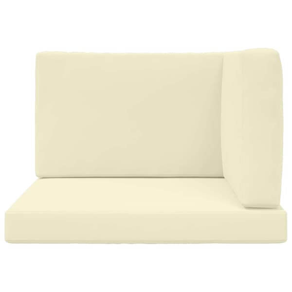 Utomhus Soffa Kudde 3 pcs Kräm Polyester