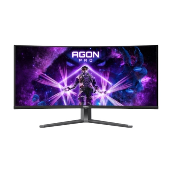 AOC AGON PRO AG346UCD - OLED-monitor - böjd - 34" - HDR Svart, Grå