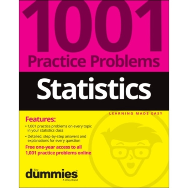 Statistics: 1001 Practice Problems For Dummies (+ Free Online Practice) (häftad, eng)