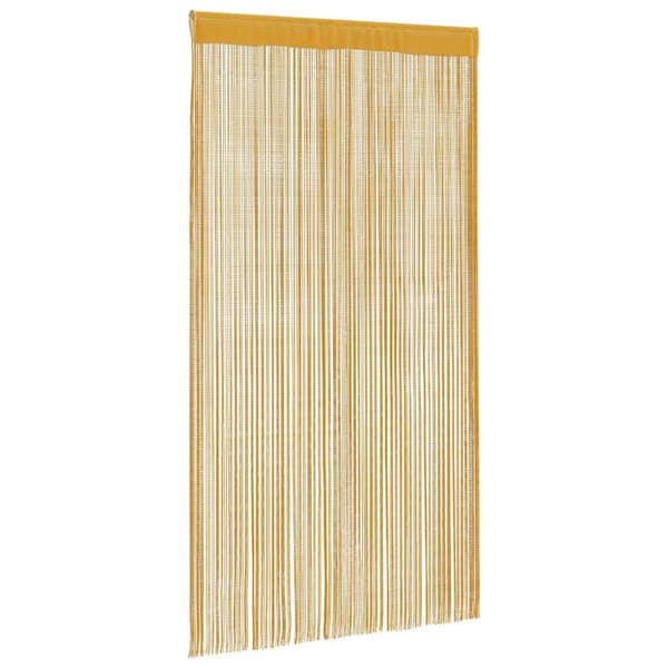 Stränggardiner 2 st guld 140x250 cm