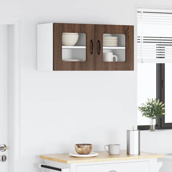 Diskmaskin panel Kalmar 2 pcs Brun Ek 40 x 31 x 40 cm