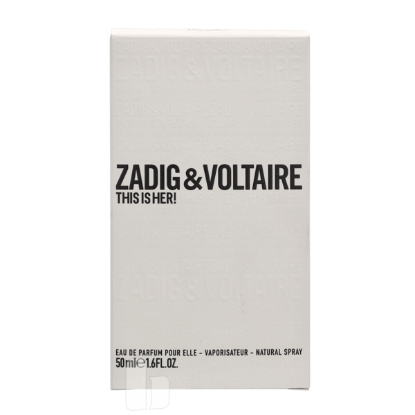 Zadig & Voltaire This Is Her! Edp Spray 50 ml Dam