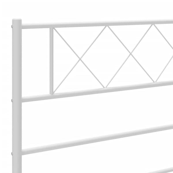 Ersättningsgavel metall vit 100 cm