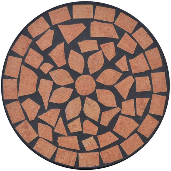 Sidobord med mosaik terrakotta