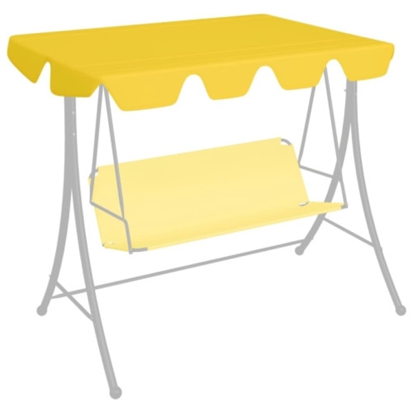 Reservtak för hammock gul 150/130x105/70 cm
