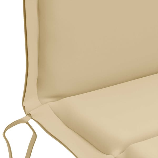 6-delade Höga Ryggstolsdynor GEMERT 6 st 100% Polyester Beige