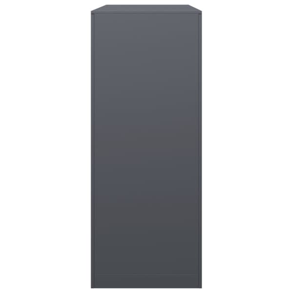 Vedställ antracit 100x40x100 cm stål