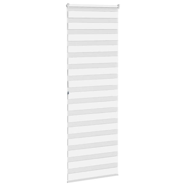 Rullgardin zebra vit 70x200 cm tyg bredd 65,9 cm polyester