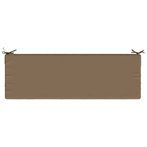 Bänk kudde SOEST 100% Polyester Taupe 150 x 50 x 8 cm