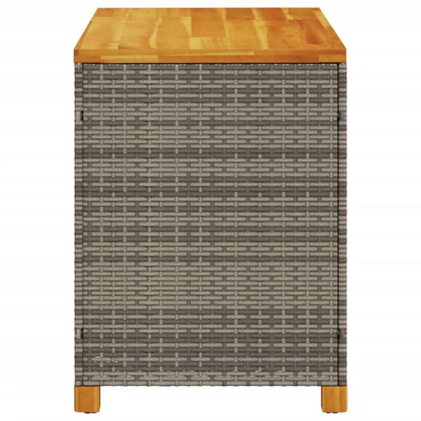 Dynbox grå 110x55x63 cm konstrotting akaciaträ