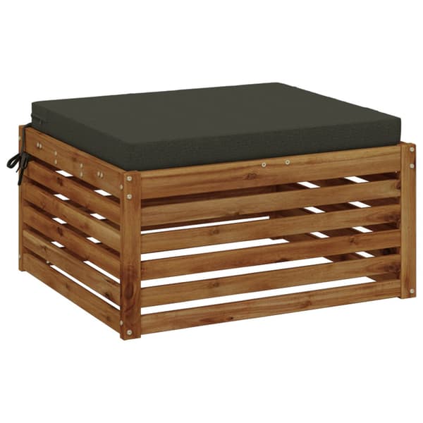 1-delad Sittdyna SOEST 100% Polyester Antracit 60 x 60 x 7 cm