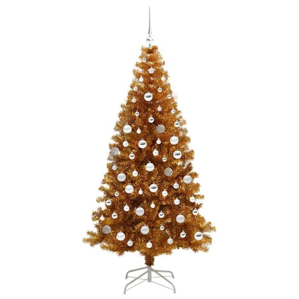 Julgran Guld 180 cm PET