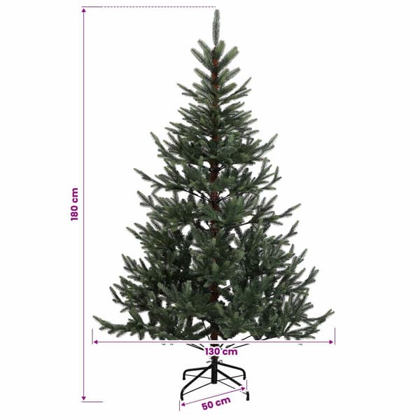 Plast Hingad Julgran 180 cm 300 LED-lampor Varmvit