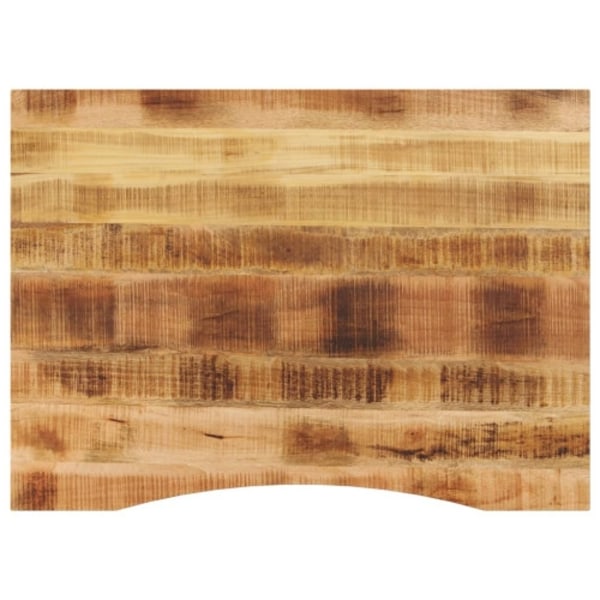 Skrivbordsskiva med kurva 110x80x2,5 cm massivt grovt mangoträ