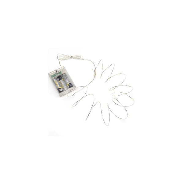Ljusslinga 40 amber LED 3,9m silver