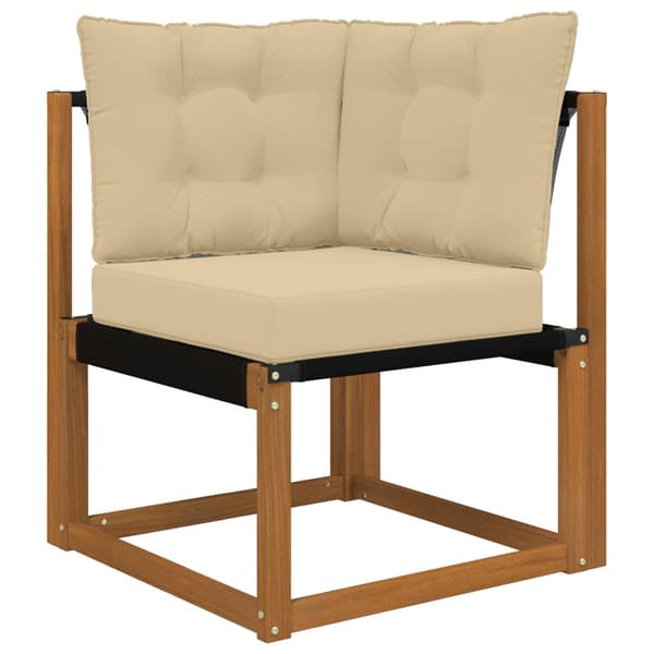 Utomhus Soffa Kudde 3 pcs Beige Polyester