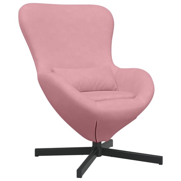 Äggfåtölj Rosa 63 x 73 x 90 cm Sammet
