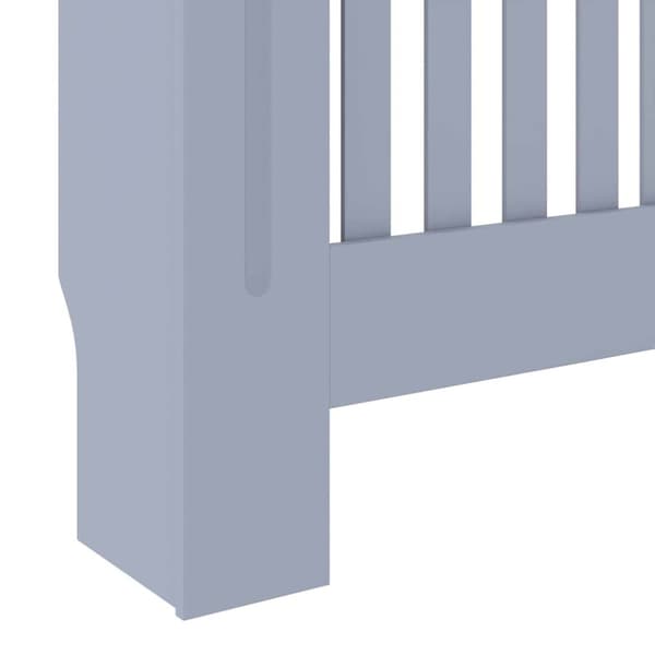 Radiatorlock Grå 78 x 19 x 81,5 cm Konstruerat trä