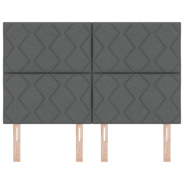 LED huvuddyna Grå 144 cm tyg