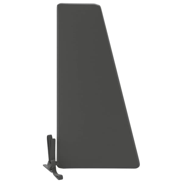 Ryggkudde SOEST 100% Polyester Antracit 120 x 20 x 40 cm