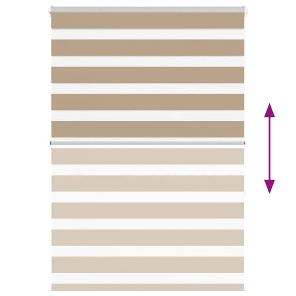 Rullgardin zebra 115x150 cm tyg bredd 110,9 cm polyester