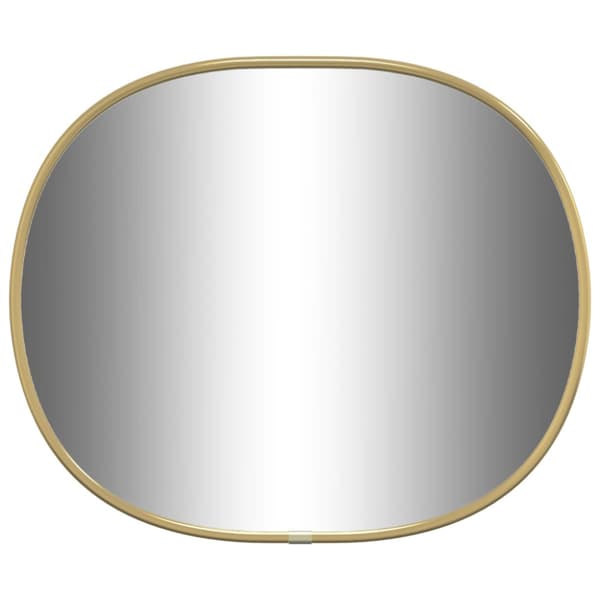 Väggspegel guld 30x25 cm