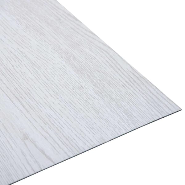Golvplankor 55 pcs Vit 5,11 m² PVC