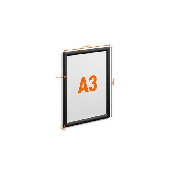 Snäppram DURABLE Aluminium A3
