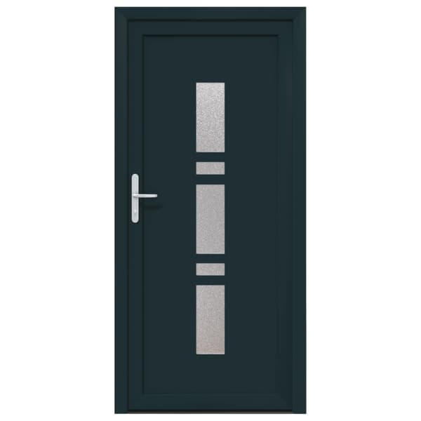 Framdörr Antracit 98 x 208 cm PVC