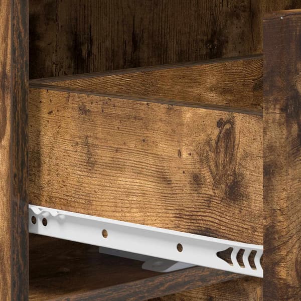 Sideboard Rökt ek 85.5 x 31 x 75 cm Konstruerat trä