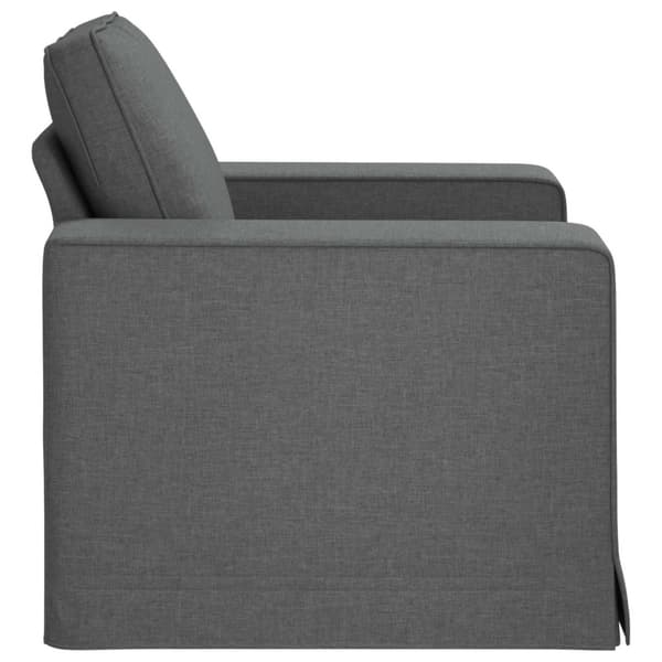 Soffa Mörkgrå 103 x 80 x 82 cm tyg
