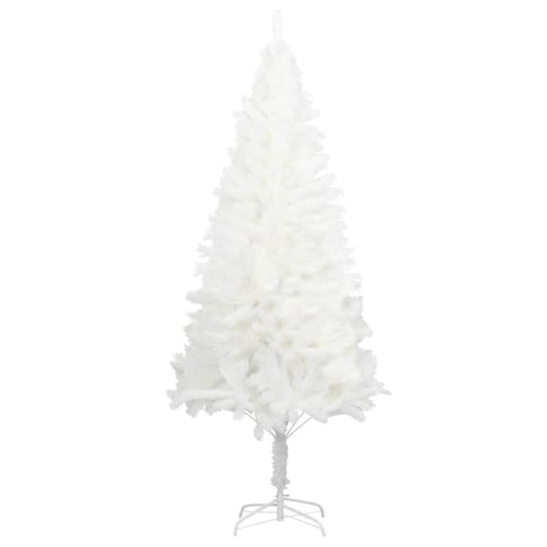 Plastgran verklighetstrogna barr vit 120 cm