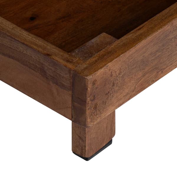 Växtställ 3 st Brun 35 x 35 x 12 cm Mahognyträ