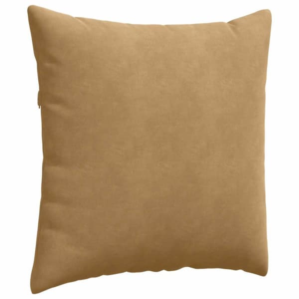 Sofakuddar 2 pcs Brun 80 x 80 cm Kordread tyg
