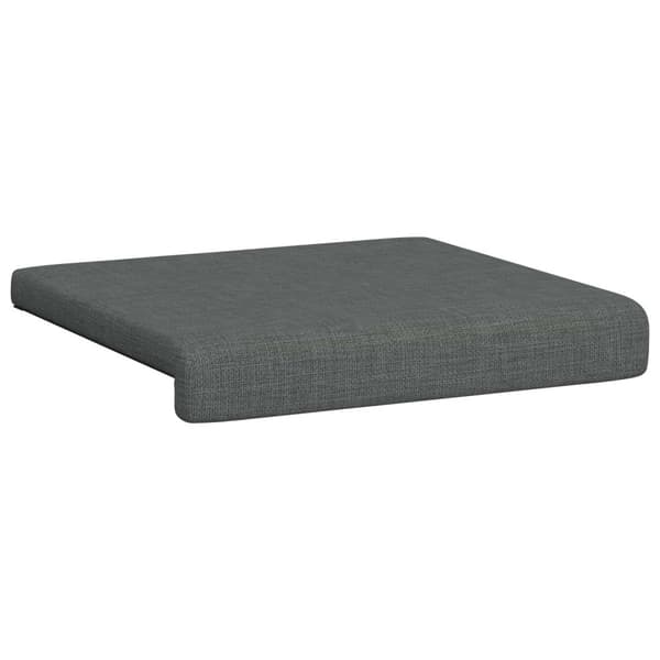 Bänk kudde 4 st Tyg Mörkgrå Djup 35 cm
