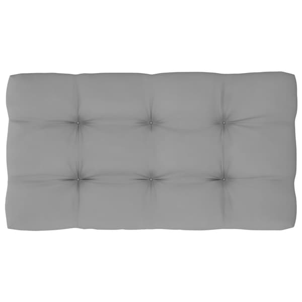 Mittensektion till pallsoffa grå impregnerad furu