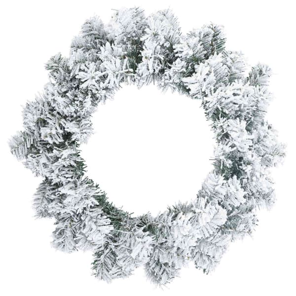 Mini-julgransset 60 cm PVC Grön och Vit