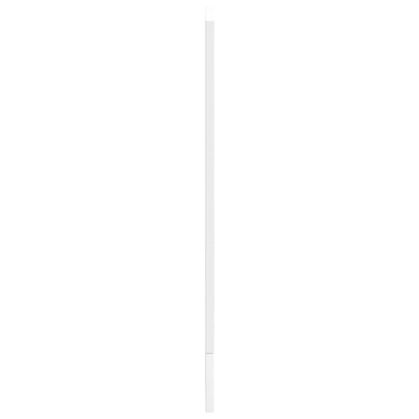 Diskmaskinspanel högglans vit 45x1,5x57 cm konstruerat trä