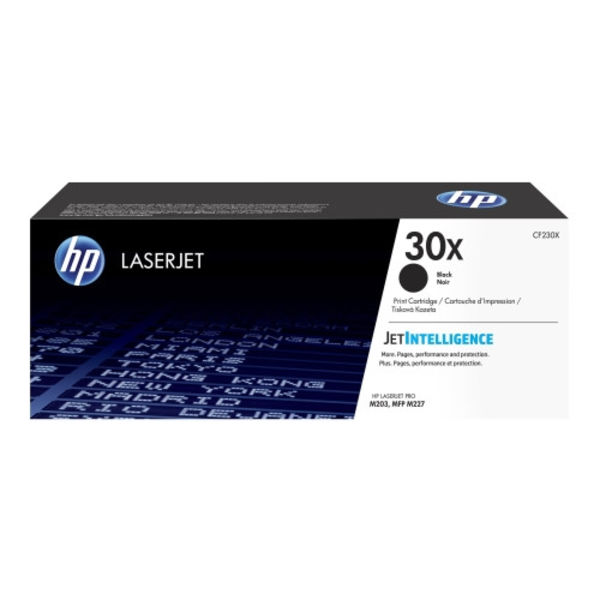 HP 30X - svart - original - LaserJet - tonerkassett (CF230X)