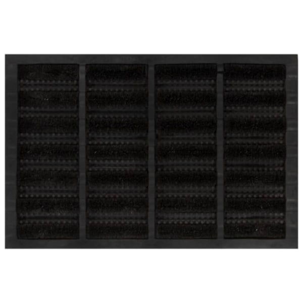 Dörrmatta rektangulär 40x60 cm gummi och kokos