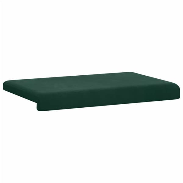 Bänk kudde Sammet (V) Mörkgrön Djup 35 cm