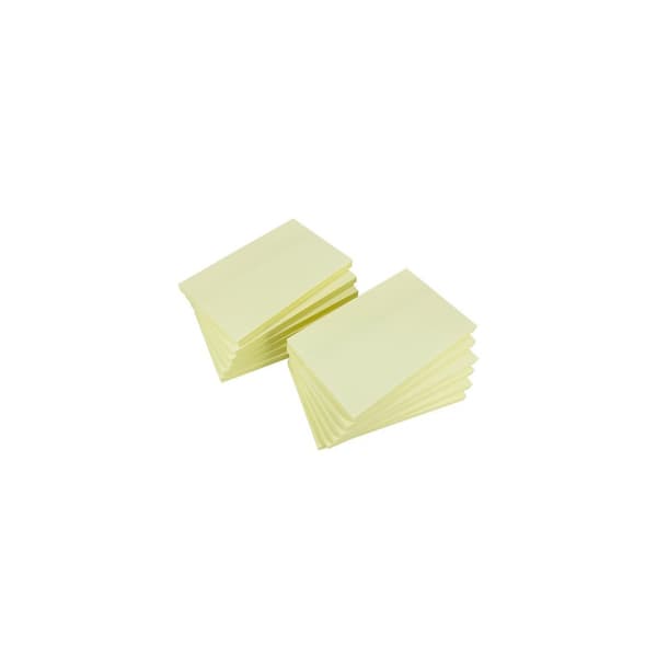 Notes LYRECO prem 75x125mm gul 12/fp